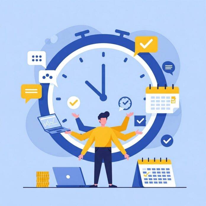 Time Management Illustration Time Management Illustration