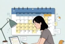 Productivity Calendar Graphic