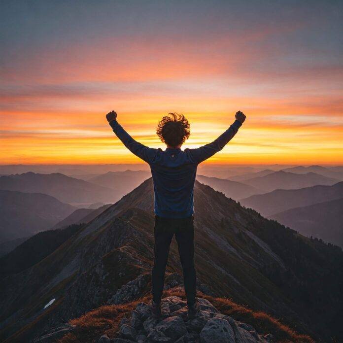 Mountain sunrise achievement Mountain sunrise achievement