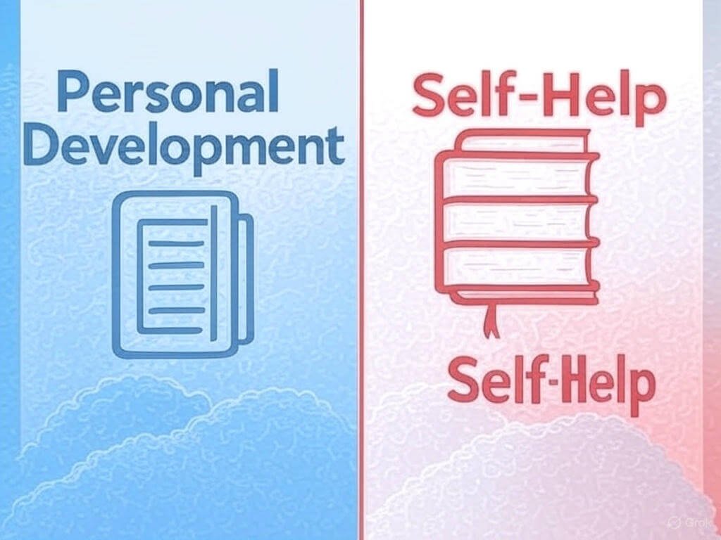 Infographic comparing personal development