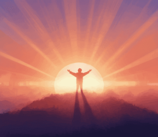 What Does a Life Coach Really Do (And Do You Need One?) Sunrise silhouette open arms